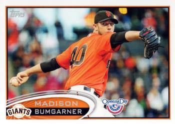 2012 Topps Opening Day #70 Madison Bumgarner Front