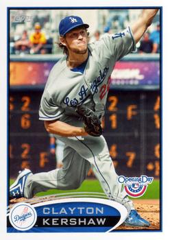 2012 Topps Opening Day #181 Clayton Kershaw Front