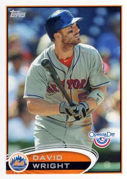 2012 Topps Opening Day #187 David Wright Front