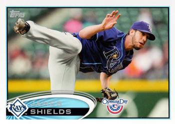 2012 Topps Opening Day #192 James Shields Front