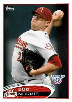 2012 Topps Opening Day #6 Bud Norris Front