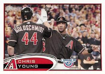 2012 Topps Opening Day #9 Chris Young Front
