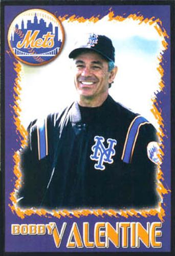 2001 New York Mets Marc S. Levine Photocards #25 Bobby Valentine Front