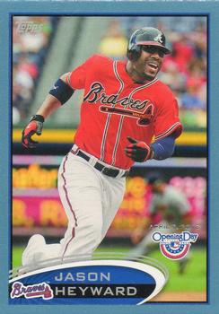 2012 Topps Opening Day - Blue #12 Jason Heyward Front
