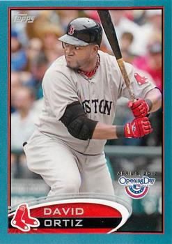 2012 Topps Opening Day - Blue #18 David Ortiz Front