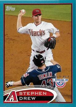 2012 Topps Opening Day - Blue #2 Stephen Drew Front