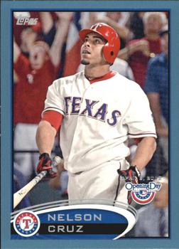2012 Topps Opening Day - Blue #3 Nelson Cruz Front