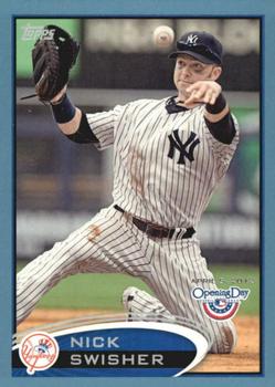 2012 Topps Opening Day - Blue #47 Nick Swisher Front