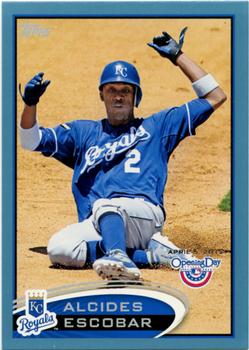 2012 Topps Opening Day - Blue #59 Alcides Escobar Front