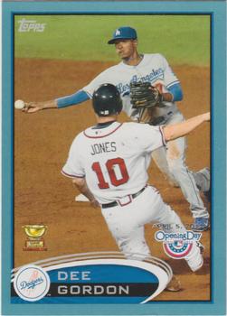 2012 Topps Opening Day - Blue #112 Dee Gordon Front