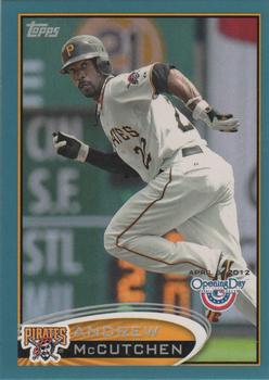 2012 Topps Opening Day - Blue #144 Andrew McCutchen Front