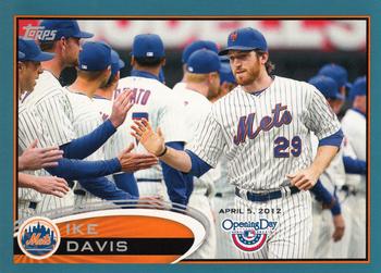2012 Topps Opening Day - Blue #195 Ike Davis Front