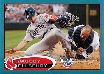 2012 Topps Opening Day - Blue #4 Jacoby Ellsbury Front