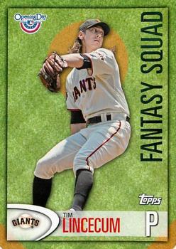 2012 Topps Opening Day - Fantasy Squad #FS-30 Tim Lincecum Front