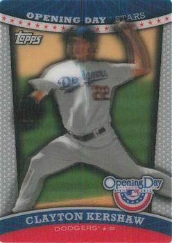 2012 Topps Opening Day - Opening Day Stars #ODS-15 Clayton Kershaw Front