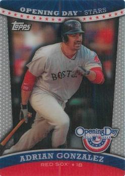 2012 Topps Opening Day - Opening Day Stars #ODS-4 Adrian Gonzalez Front