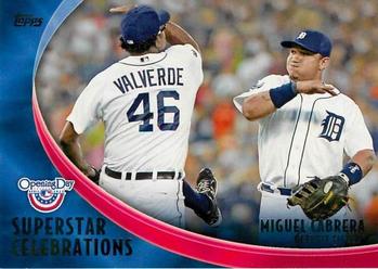 2012 Topps Opening Day - Superstar Celebrations #SC-15 Miguel Cabrera Front