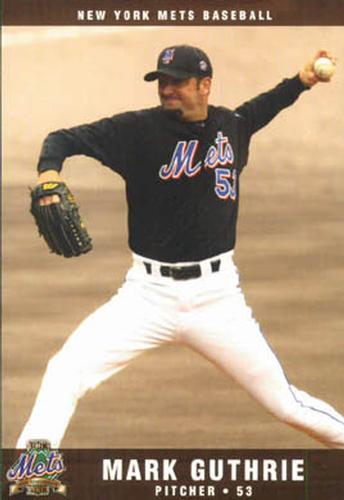 2002 New York Mets Marc S. Levine Photocards #13 Mark Guthrie Front