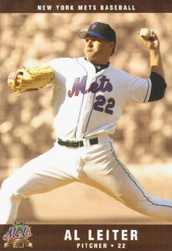 2002 New York Mets Marc S. Levine Photocards #17 Al Leiter Front