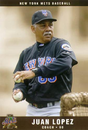 2002 New York Mets Marc S. Levine Photocards #18 Juan Lopez Front