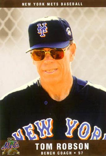 2002 New York Mets Marc S. Levine Photocards #26 Tom Robson Front
