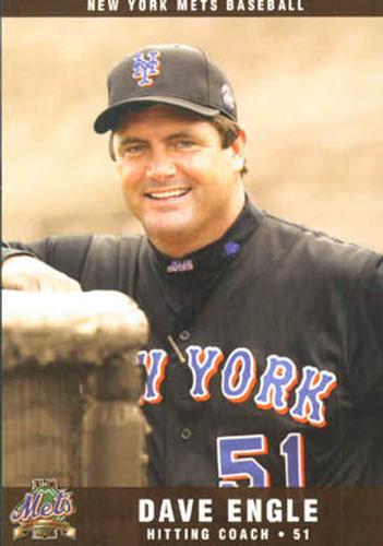 2002 New York Mets Marc S. Levine Photocards #9 Dave Engle Front
