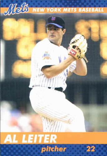 2003 New York Mets Marc S. Levine Photocards #16 Al Leiter Front