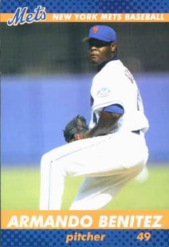 2003 New York Mets Marc S. Levine Photocards #5 Armando Benitez Front