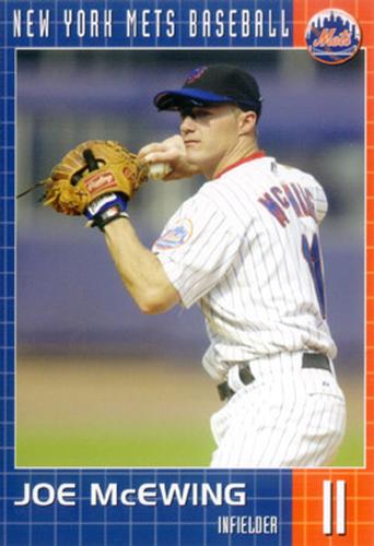 2004 New York Mets Marc S. Levine Photocards #NNO Joe McEwing Front