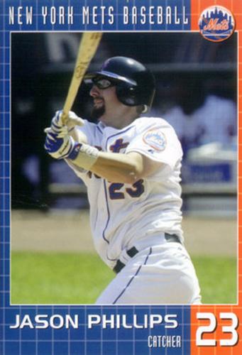 2004 New York Mets Marc S. Levine Photocards #NNO Jason Phillips Front