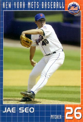2004 New York Mets Marc S. Levine Photocards #NNO Jae Weong Seo Front