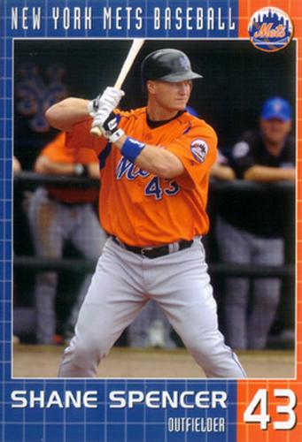 2004 New York Mets Marc S. Levine Photocards #NNO Shane Spencer Front