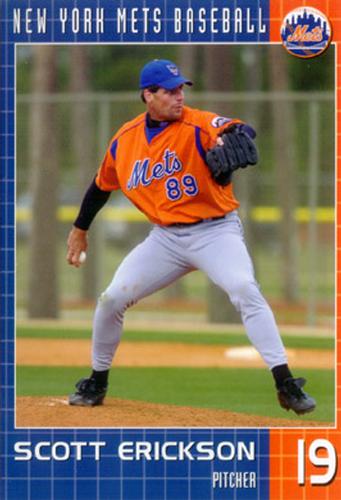 2004 New York Mets Marc S. Levine Photocards #NNO Scott Erickson Front