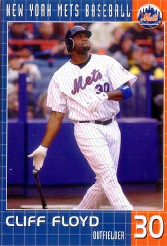 2004 New York Mets Marc S. Levine Photocards #NNO Cliff Floyd Front