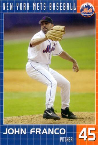 2004 New York Mets Marc S. Levine Photocards #NNO John Franco Front