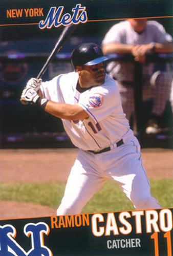 2005 New York Mets Marc S. Levine Photocards #NNO Ramon Castro Front