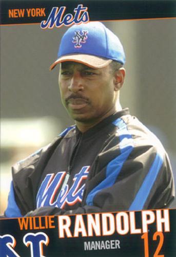 2005 New York Mets Marc S. Levine Photocards #NNO Willie Randolph Front