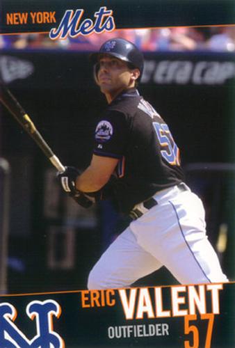 2005 New York Mets Marc S. Levine Photocards #NNO Eric Valent Front