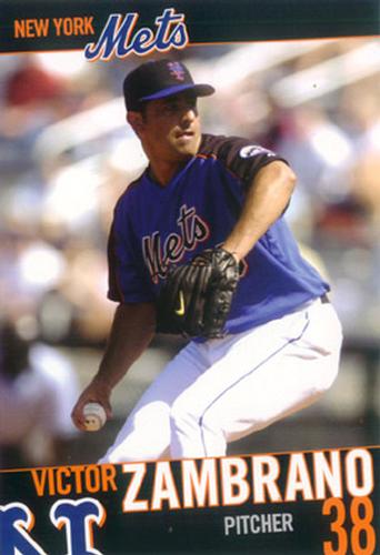2005 New York Mets Marc S. Levine Photocards #NNO Victor Zambrano Front