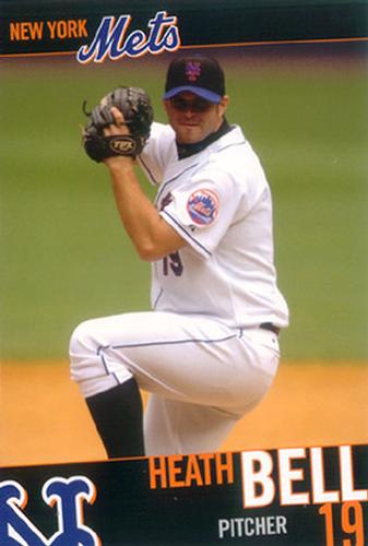 2005 New York Mets Marc S. Levine Photocards #NNO Heath Bell Front