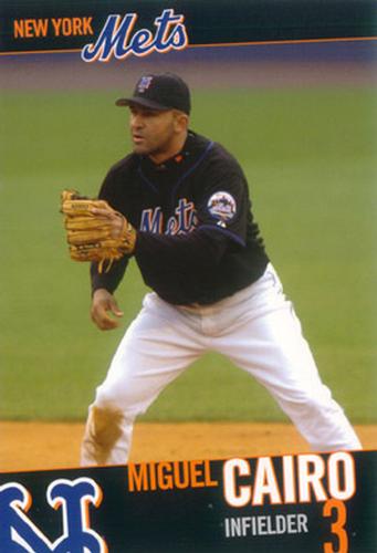 2005 New York Mets Marc S. Levine Photocards #NNO Miguel Cairo Front