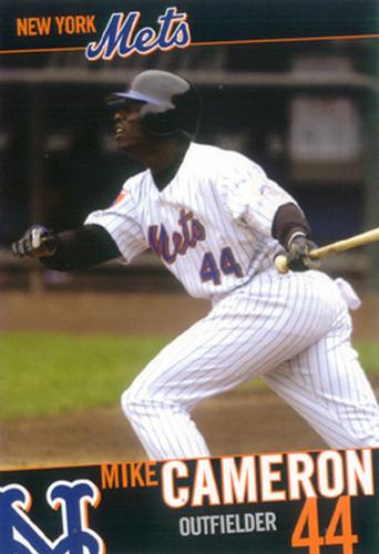 2005 New York Mets Marc S. Levine Photocards #NNO Mike Cameron Front