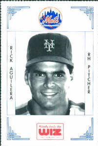 1991 The Wiz New York Mets #3 Rick Aguilera Front
