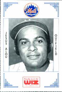 1991 The Wiz New York Mets #8 Jesus Alou Front