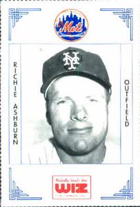 1991 The Wiz New York Mets #15 Richie Ashburn Front