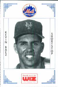 1991 The Wiz New York Mets #20 Kevin Baez Front