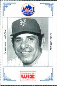 1991 The Wiz New York Mets #36 Yogi Berra Front
