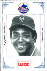 1991 The Wiz New York Mets #52 Hubie Brooks Front