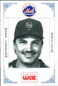 1991 The Wiz New York Mets #66 Mark Carreon Front