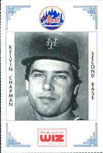 1991 The Wiz New York Mets #70 Kelvin Chapman Front